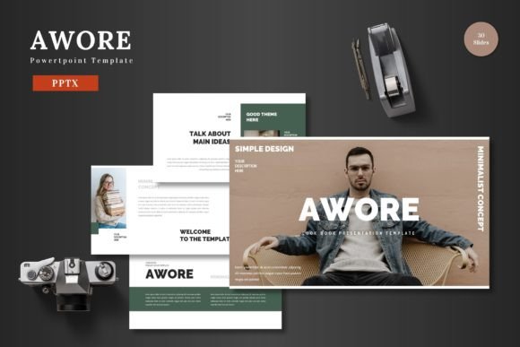 Awore: A Clean, Modern Template for Effortless Presentations