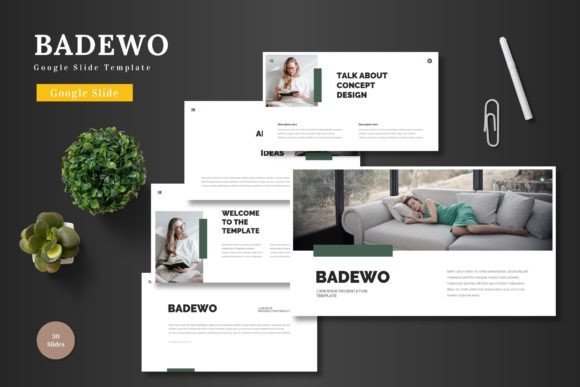 Badewo - Google Slide Template: Your Go-To for Polished Presentations