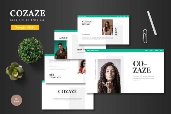 Cozaze: A Google Slides Template for Polished, Professional Presentations