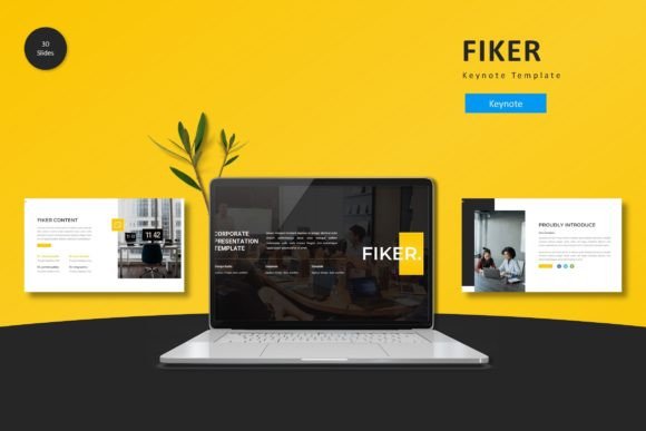 Fiker: A Modern Keynote Template for Polished Presentations