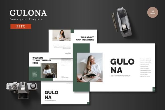 Gulona: A Clean, Multipurpose Powerpoint Template for Modern Brands