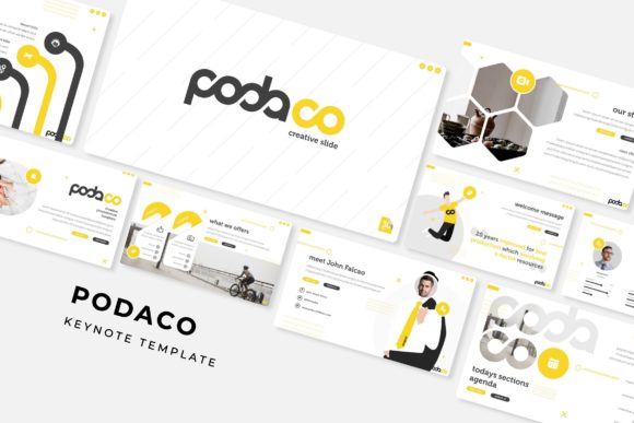 Podaco: A Keynote Template for Modern Visual Storytelling