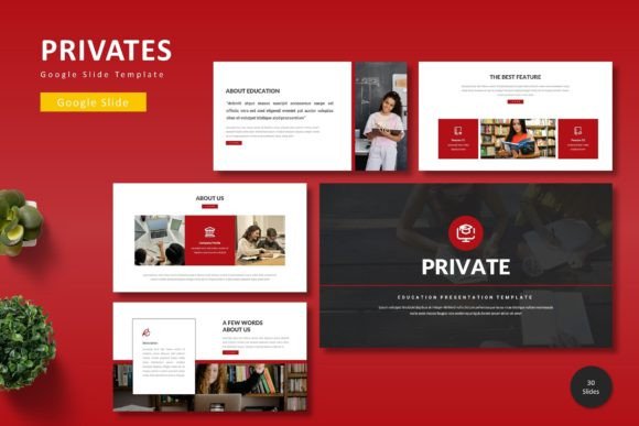 Privates - Google Slide Template: Your Go-To for Polished Presentations