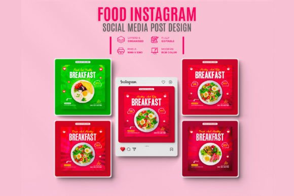 Start Your Day Right: The Perfect Breakfast Food Instagram Template